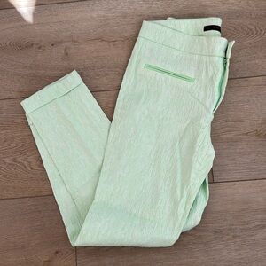 Lite lime dress pants.